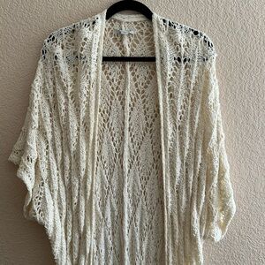 American Eagle Crochet Cardigan Size L/XL